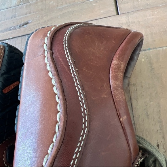 Cole Haan Air Ryder Driver Oxford 8M Mens Brown Leather Nike Air Sneakers - Picture 9 of 12